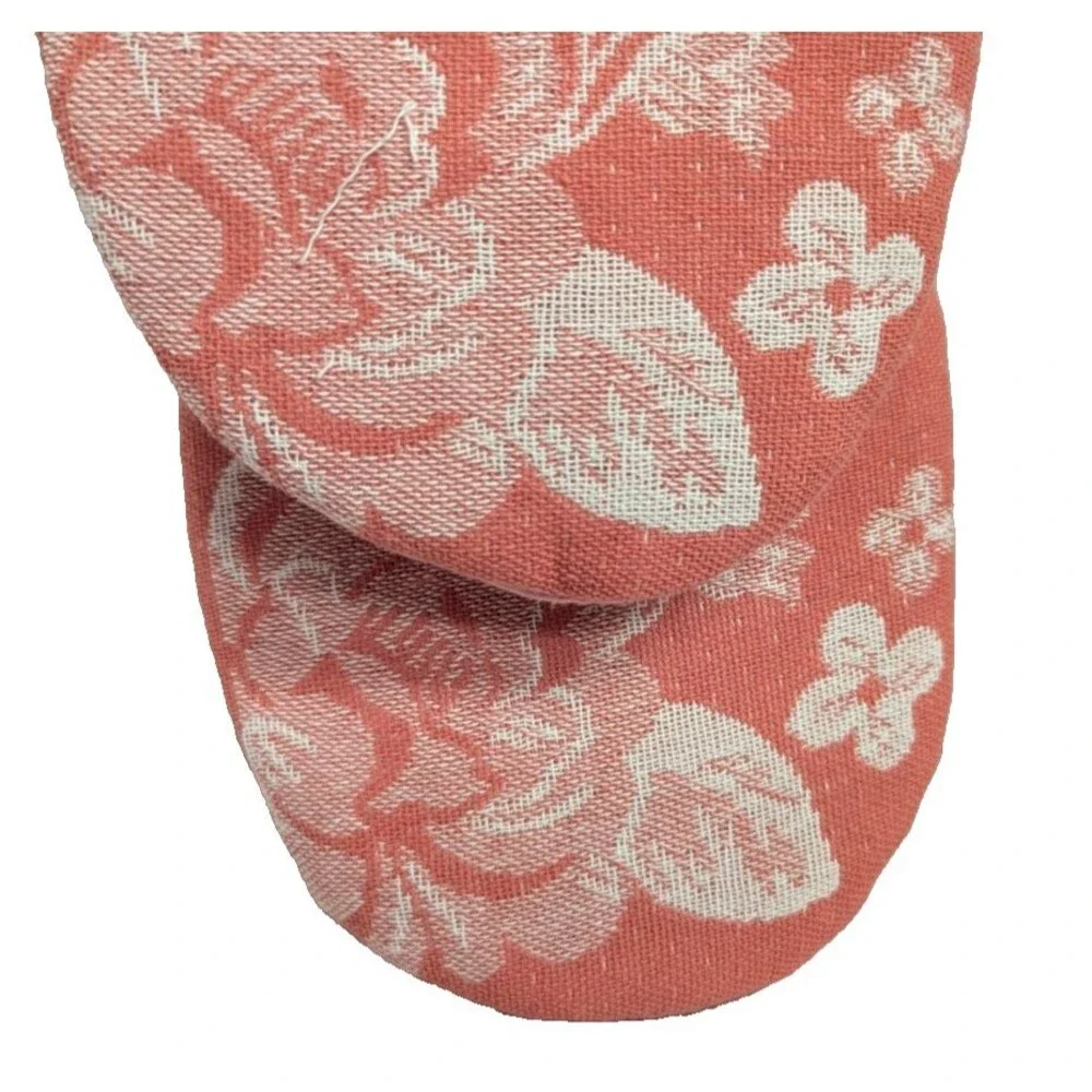 Pioneer Woman Delilah Floral Ginger Pink Mini Mitts 2-pc Cotton Kitchen Gift NEW